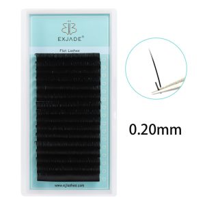 0.20mm Ultra Light Soft Ellipse flat lashes (16 rows)