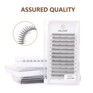 Black Anime Chunk  Spike Volume Lashes