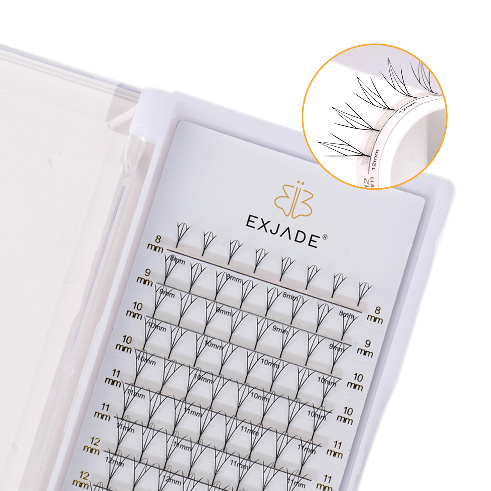 Black Anime Fairy Spike Volume Lashes