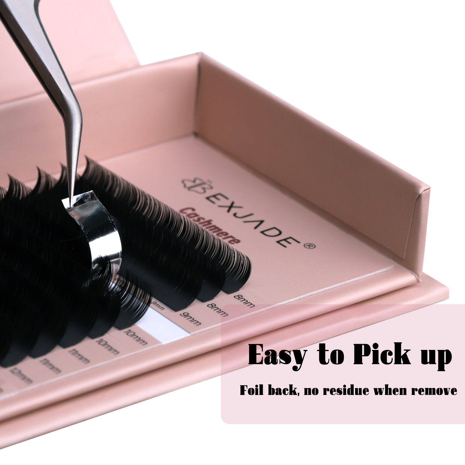 Dark Matte Black Volume Lash Extension